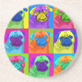 inspirierter Mops-Untersetzer Sandstein Untersetzer