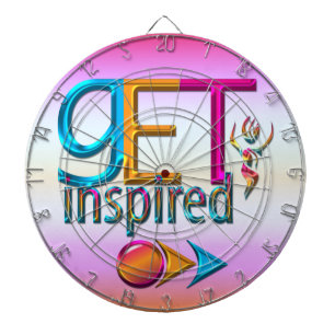 Inspirierter ~ Neon Dartscheibe