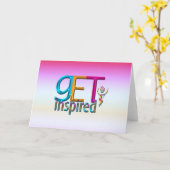 Inspirierter ~ Neon Karte (Gelbe Blume)