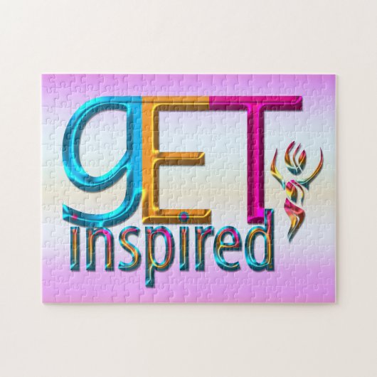 Inspirierter ~ Neon Puzzle (Horizontal)
