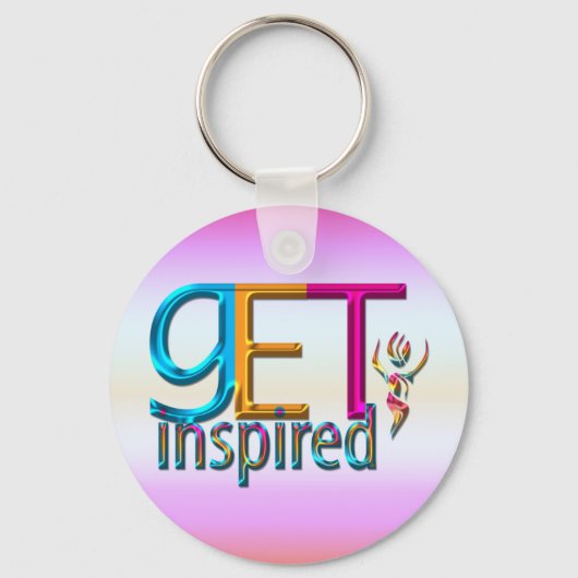 Inspirierter ~ Neon Schlüsselanhänger (Vorderseite)