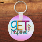 Inspirierter ~ Neon Schlüsselanhänger (Vorderseite)