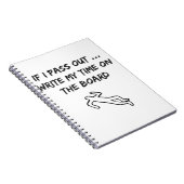 Inspirierter Neuheit-Spaß Notizblock (Rechte Seite)