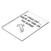 Inspirierter Neuheit-Spaß Notizblock (Linke Seite)