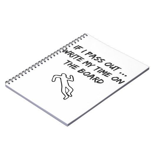 Inspirierter Neuheit-Spaß Notizblock (Linke Seite)