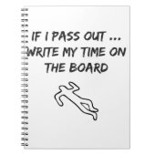 Inspirierter Neuheit-Spaß Notizblock (Vorderseite)