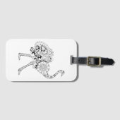 Inspirierter Ostrich Gepäckanhänger (Vorderseite (Horizontal))