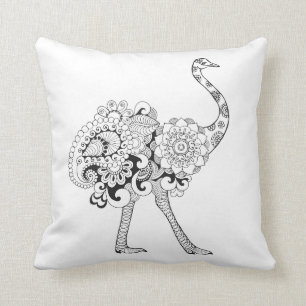 Inspirierter Ostrich Kissen