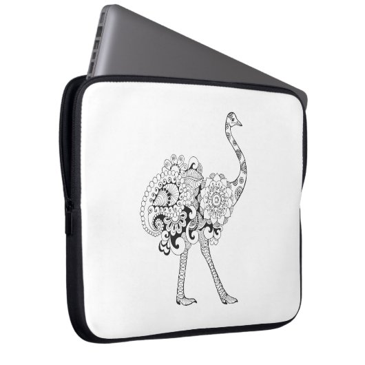 Inspirierter Ostrich Laptopschutzhülle (Vorne Rechts)