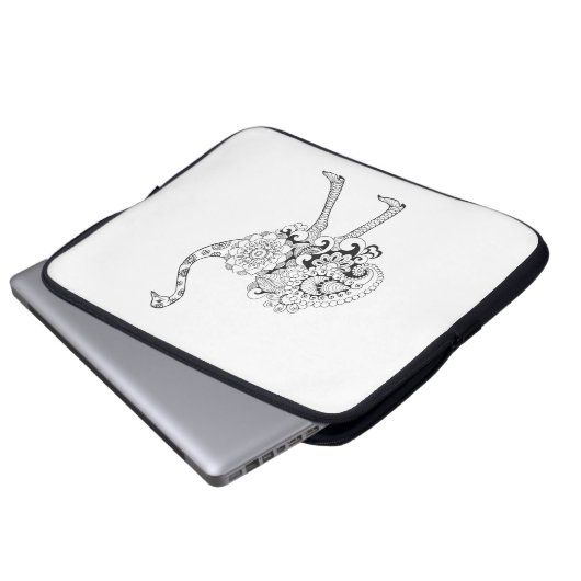 Inspirierter Ostrich Laptopschutzhülle (Vorne Knopf)