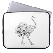 Inspirierter Ostrich Laptopschutzhülle (Vorderseite)