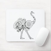 Inspirierter Ostrich Mousepad (Mit Mouse)