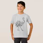 Inspirierter Ostrich T-Shirt (Vorne ganz)