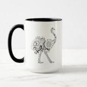 Inspirierter Ostrich Tasse (Links)