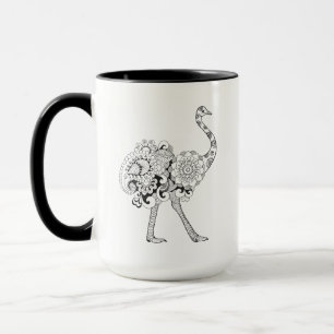 Inspirierter Ostrich Tasse