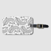 Inspirierter Paisley-Entwurf Gepäckanhänger (Vorderseite (Horizontal))