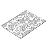Inspirierter Paisley-Entwurf Notizblock (Linke Seite)