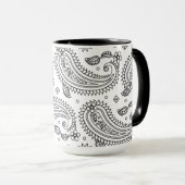 Inspirierter Paisley-Entwurf Tasse (VorderseiteRechts)