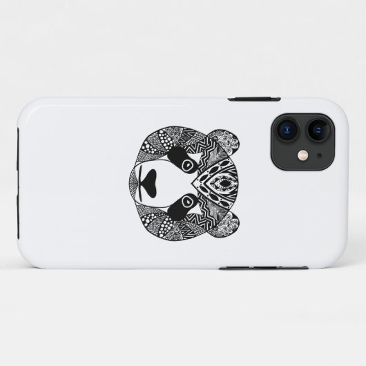 Inspirierter Panda Case-Mate iPhone Hülle (Rückseite (Horizontal))