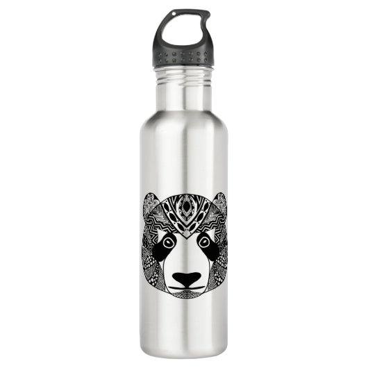 Inspirierter Panda Edelstahlflasche (Vorderseite)
