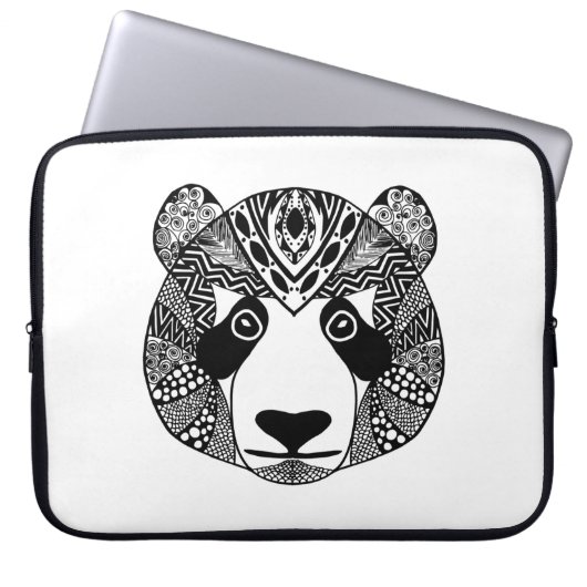 Inspirierter Panda Laptopschutzhülle (Vorderseite)