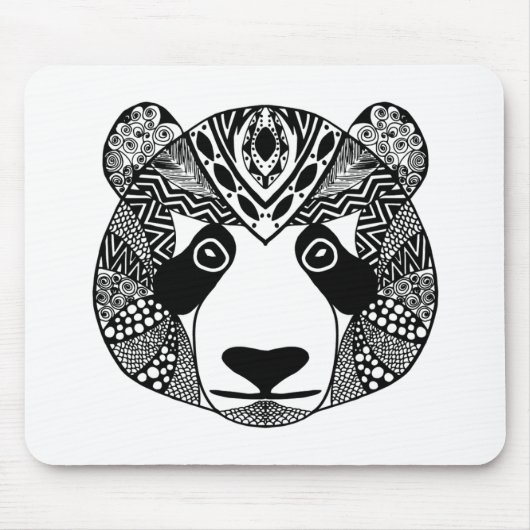 Inspirierter Panda Mousepad (Vorne)