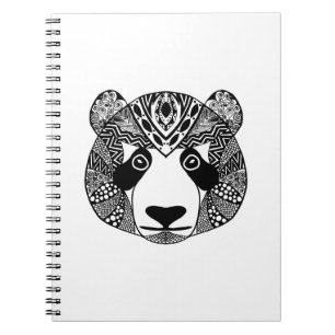 Inspirierter Panda Notizblock