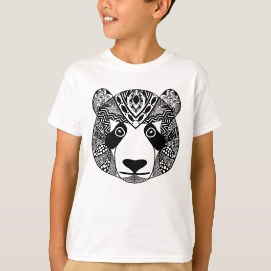 Inspirierter Panda T-Shirt (Vorderseite)