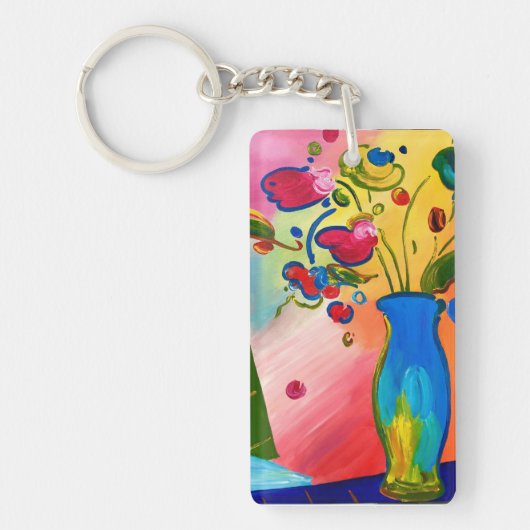 Inspirierter Peter Max Schlüsselkette Schlüsselanhänger (Vorderseite)