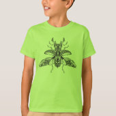 Inspirierter psychedelischer Hirsch-Käfer T-Shirt (Vorderseite)
