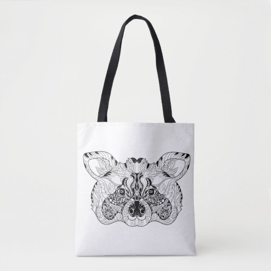 Inspirierter Raccoon 2 Tasche (Vorderseite)