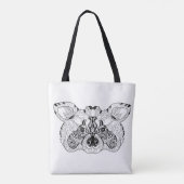 Inspirierter Raccoon 2 Tasche (Rückseite)