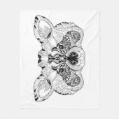 Inspirierter Raccoon Fleecedecke (Vorderseite)