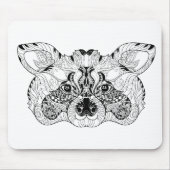 Inspirierter Raccoon Mousepad (Vorne)