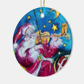 INSPIRIERTER roter karminroter Edelstein-Stein Keramikornament (Links)