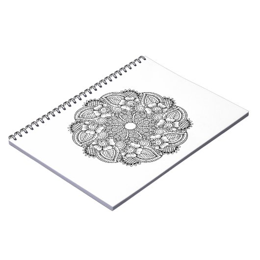 Inspirierter runder Entwurf Notizblock (Linke Seite)