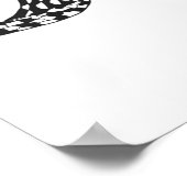 Inspirierter Schädel 2 Poster (Ecke)