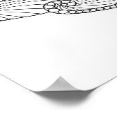Inspirierter Schmetterling Art 2 Poster (Ecke)