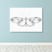 Inspirierter Schmetterling Art 6 Leinwanddruck (Insitu (Holzboden))