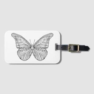 Inspirierter Schmetterling Gepäckanhänger