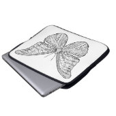 Inspirierter Schmetterling Laptopschutzhülle (Vorne Knopf)