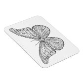 Inspirierter Schmetterling Magnet (Rechte Seite)