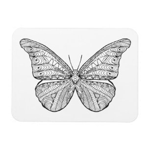 Inspirierter Schmetterling Magnet