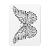 Inspirierter Schmetterling Magnet (Vertikal)
