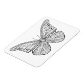 Inspirierter Schmetterling Magnet (Linke Seite)