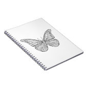 Inspirierter Schmetterling Notizblock (Rechte Seite)