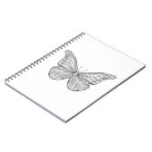 Inspirierter Schmetterling Notizblock (Linke Seite)