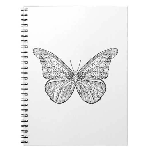 Inspirierter Schmetterling Notizblock (Vorderseite)