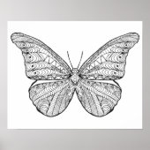 Inspirierter Schmetterling Poster (Vorne)