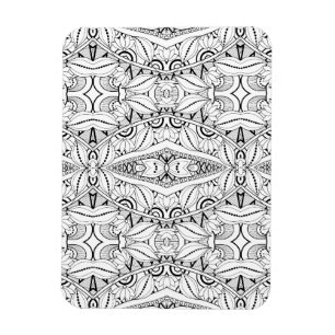 Inspirierter Stammes- Entwurf Magnet